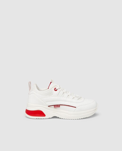 levis trainers white