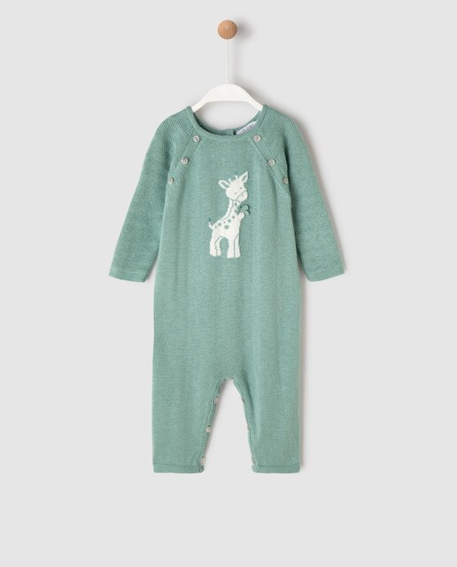 green romper baby boy