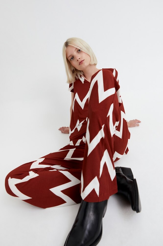 Pantal n Zigzag Mujer Pantalones pantal-n-zigzag-mujer-pantalones