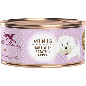 TERRA CANIS Grain Free wet food for mini breed dogs with venison and potatoes tin 100 g
