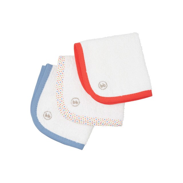 Lot de 3 serviettes pour les mains bbest en tissu-éponge multicolore