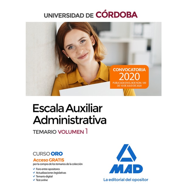 Auxiliar administrativo de la universidad de alcalá. Temario volumen 1