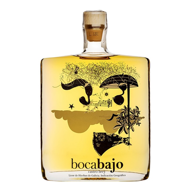 Bocabajo - Licor de hierbas Bocabajo.