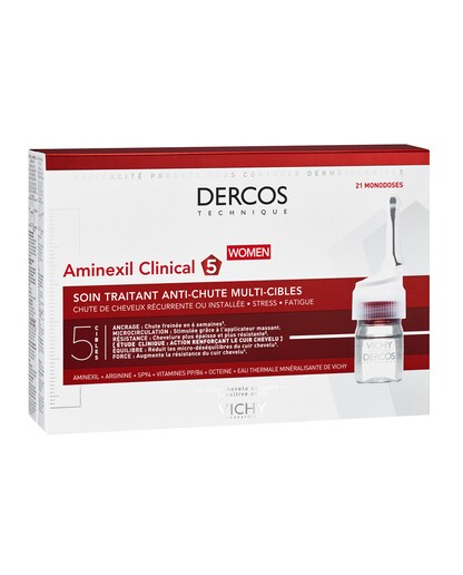 21 Ampollas Anticaída Aminexil Mujer Vichy