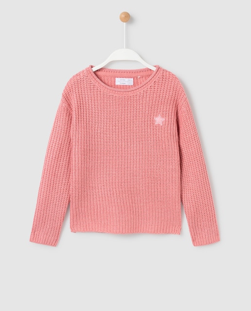 Jersey de niña color rosa