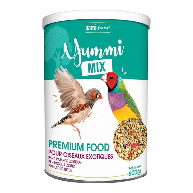 Alimento para pájaros exóticos Hami Form Yummi Mix Premium Food 600 g