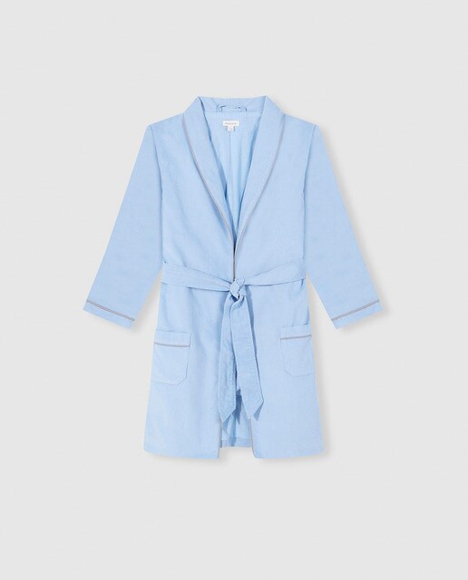 Robe de chambre garçon en velours côtelé fin bleu · Gocco · Mode · El Corte Inglés
