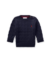 baby blue polo sweater