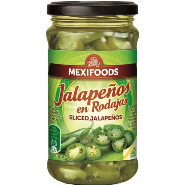 Comprar Jalapenos Cortados frasco 225 g · Mexifoods · Supermercado El