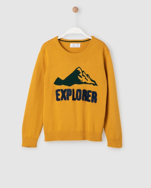 boys mustard sweater