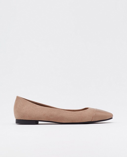 ballerine marron femme