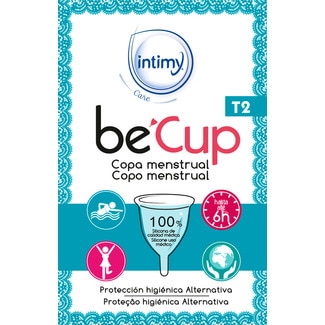 Intimy Be'Cup Copo Menstrual T2 embalagem 1 unidade
