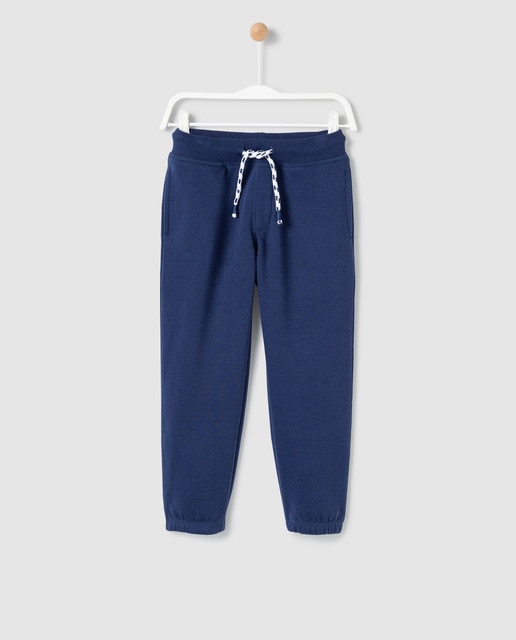 plain blue tracksuit bottoms