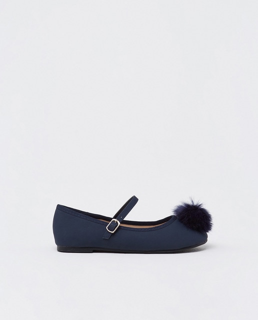 navy ballerinas