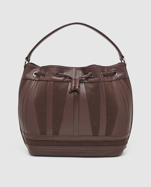dark brown hobo bag