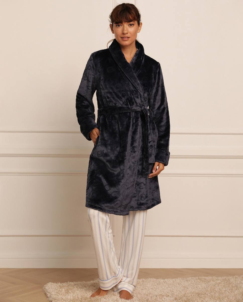 Robe de chambre courte femme unie Tejido Soft · Énfasis · Mode · El