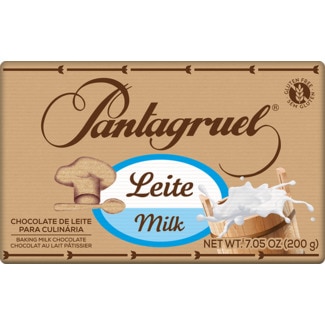 Pantagruel Chocolate de Leite para Culinária sem Glúten embalagem 200 g