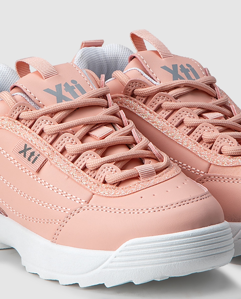 Xti girls' pink lace-up trainers Â· Xti Â· Fashion Â· El Corte InglÃ©s