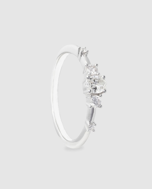 Anillo Diamonds by El Corte Inglés de oro y diamantes
