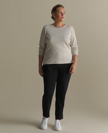 plus size round neck sweaters