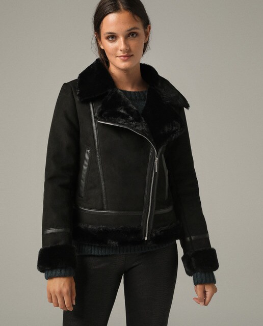 blouson double face femme
