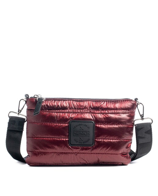 quilted nylon crossbody bag