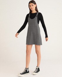 robe salopette grise