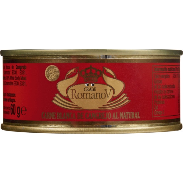 100% Carne de Caranguejo lata 60 g