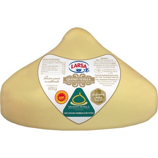 LARSA queso gallego de vaca elaborado con leche pasteurizada DOP Queso Tetilla pieza 600 g