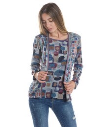 mock layer jumper womens