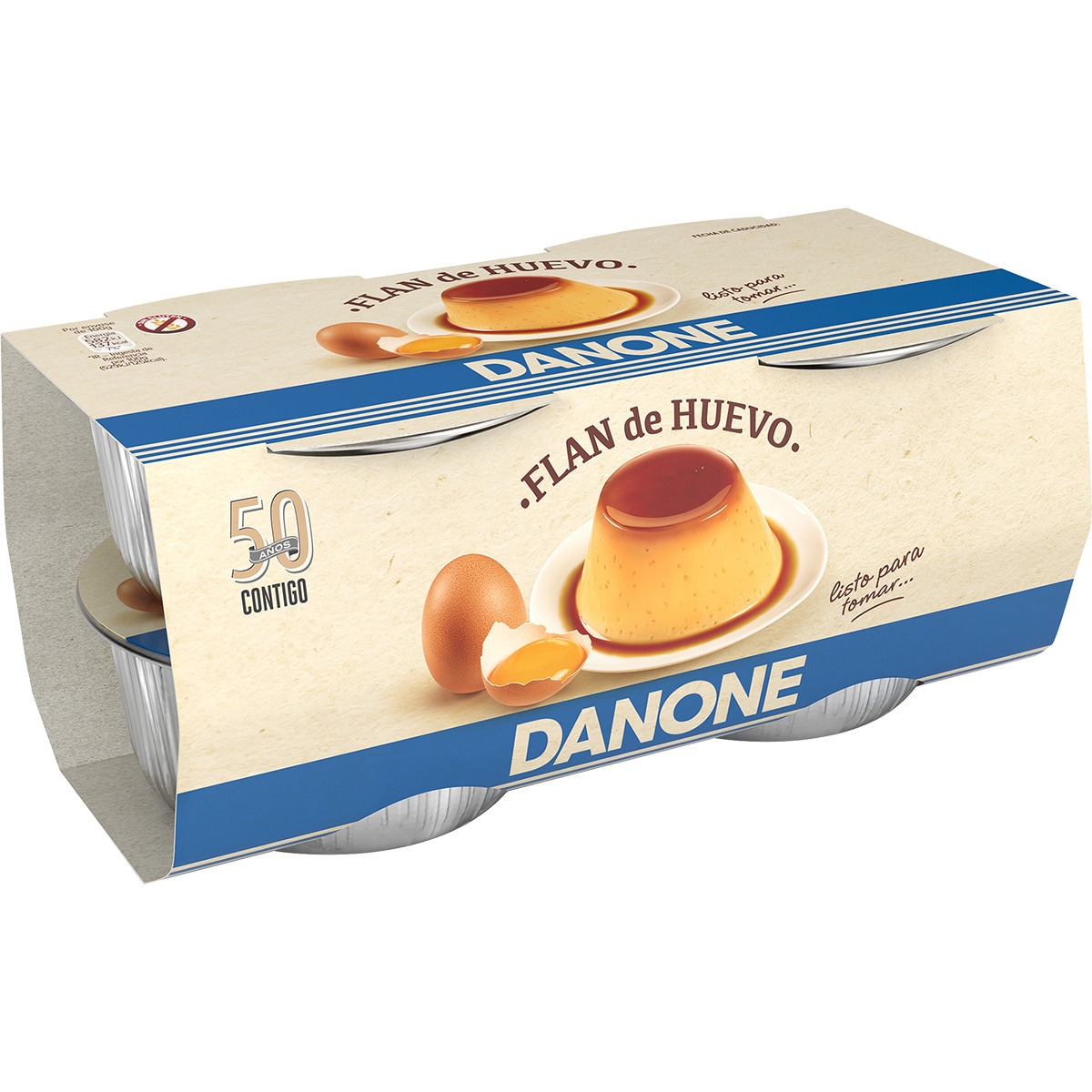 Glutenfree egg crème caramel 4pack units 100 g · DANONE