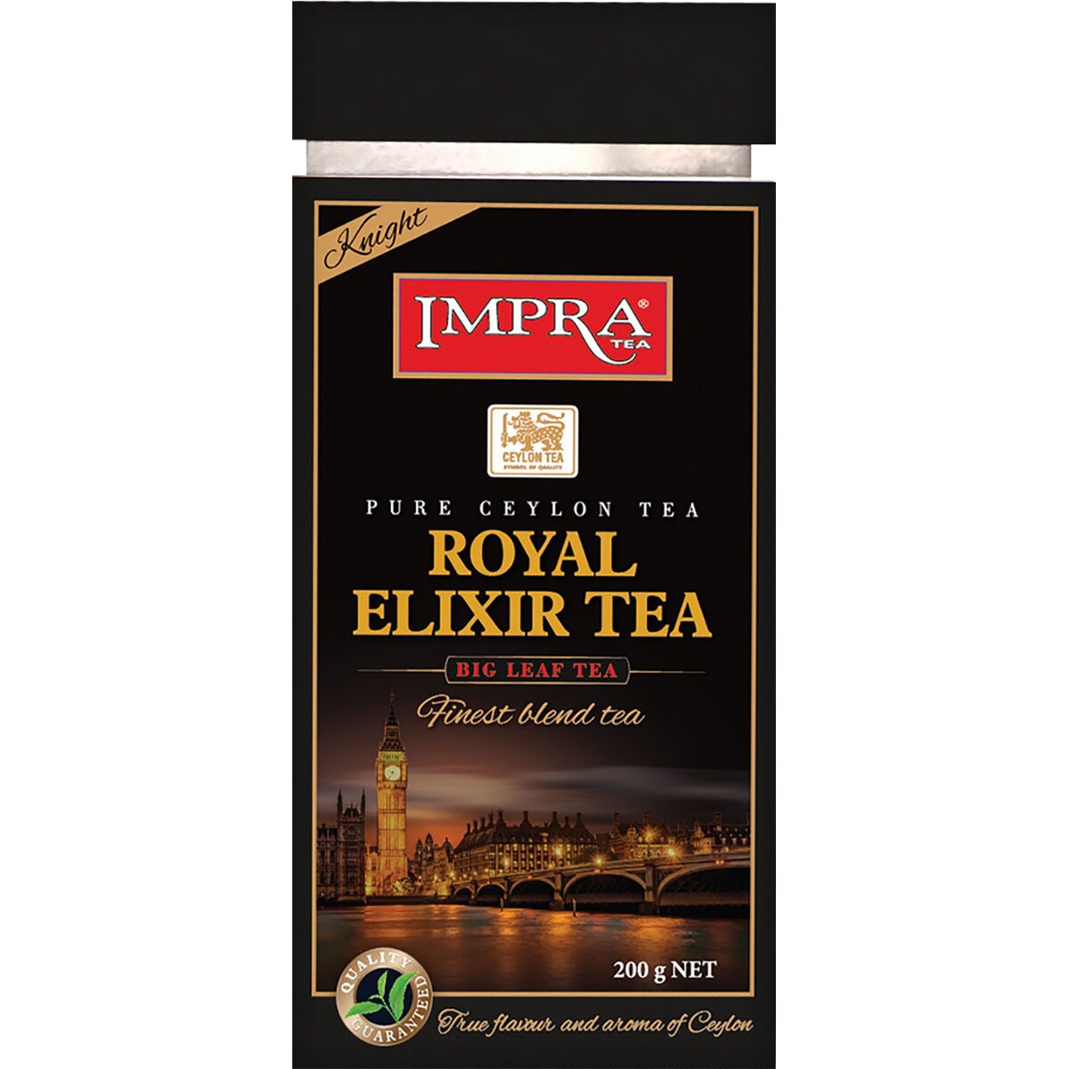 Buy Knight Royal Elixir té puro de Ceilán a granel tin 200 g · IMPRA
