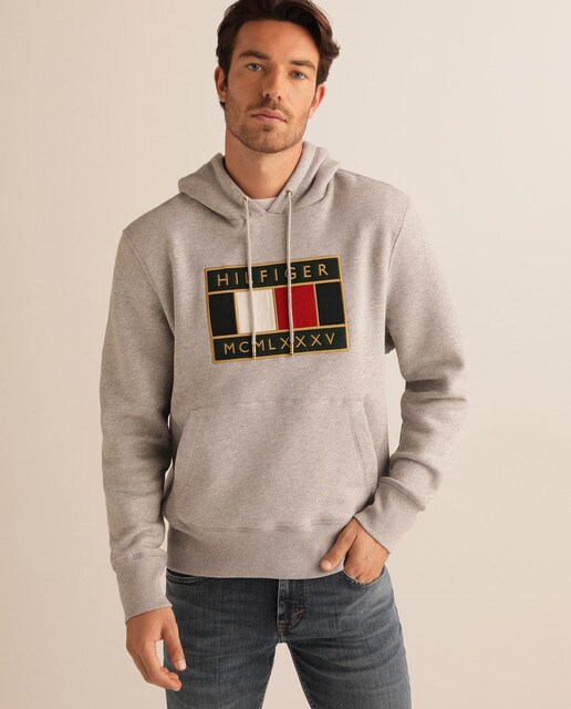 tommy hilfiger icon sweatshirt grey