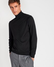 plain black turtleneck mens