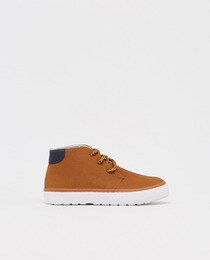 boys brown lace up boots