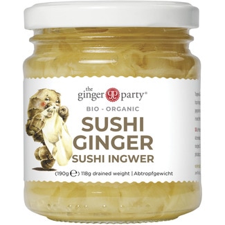 THE GINGER PARTY Organic ginger for rice jar 190 g