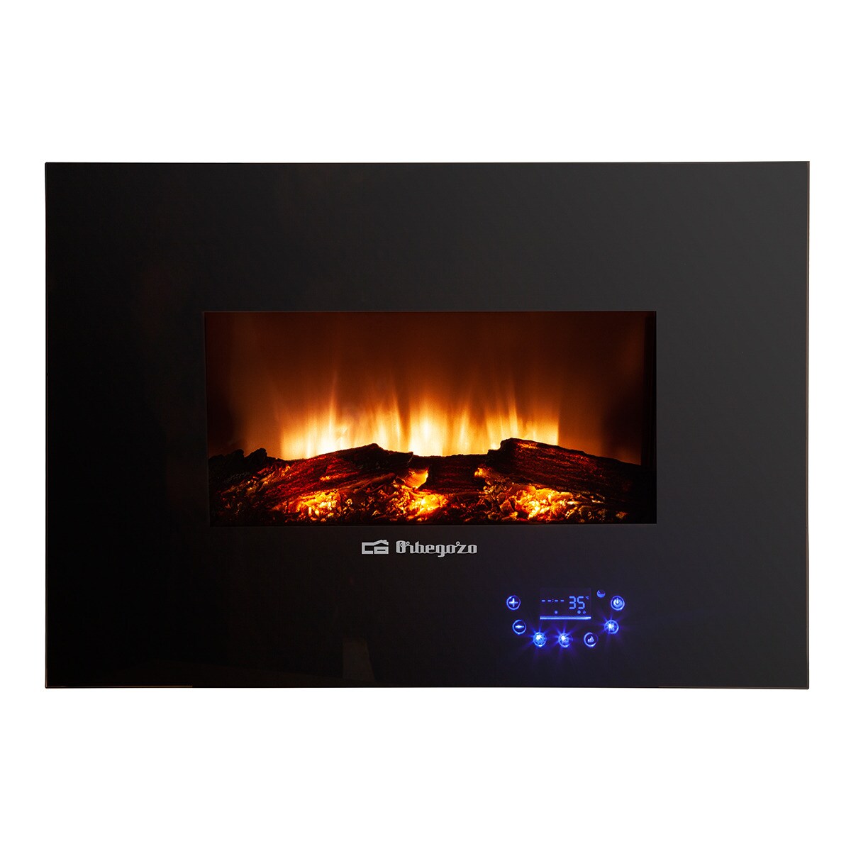 Chimenea eléctrica Orbegozo CM 8000 con efecto fuego real