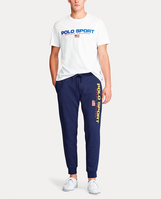 blue tracksuit bottoms