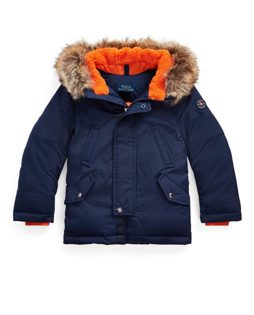 doudoune avec fourrure garcon