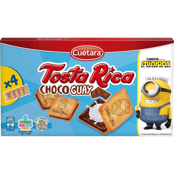 Comprar Choco Guay Galletas Tostadas Rellenas De Chocolate Y Crema De ...