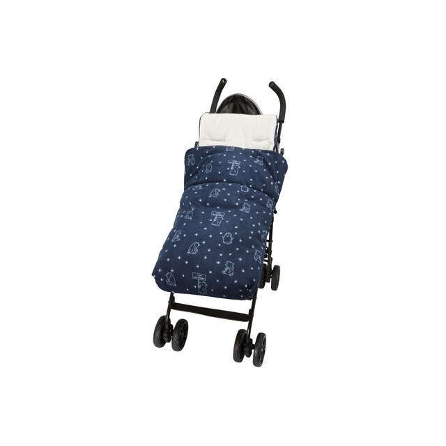 poussette bleu marine
