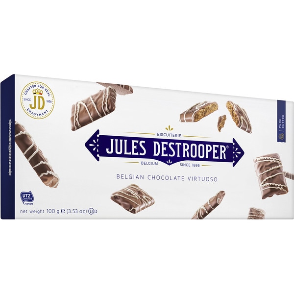 JULES DESTROOPER biscuits de canela con chocolate estuche 100 g