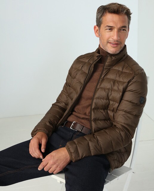 doudoune homme marron