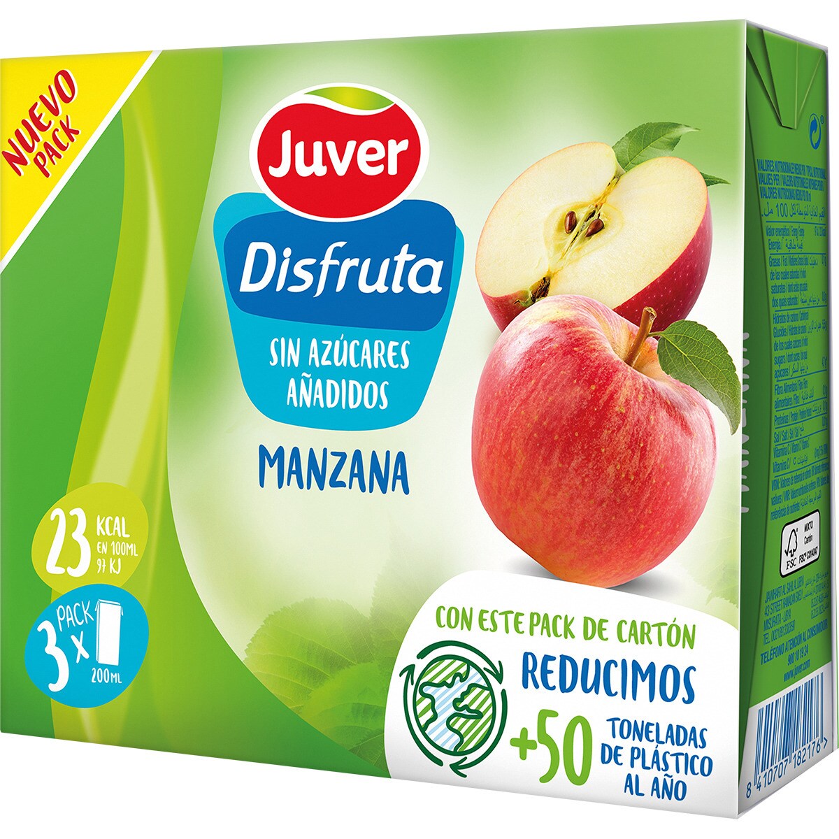 Buy Apple juice drink from concentrate with sweeteners 3pack carton