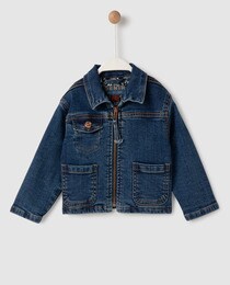 Veste En Jean Bebe Fille Unie Bleue Mode El Corte Ingles