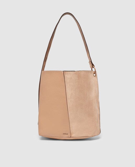 Jo \u0026 Mr. Joe beige faux suede combined fabric hobo bag · Women's fashion · El  Corte Inglés