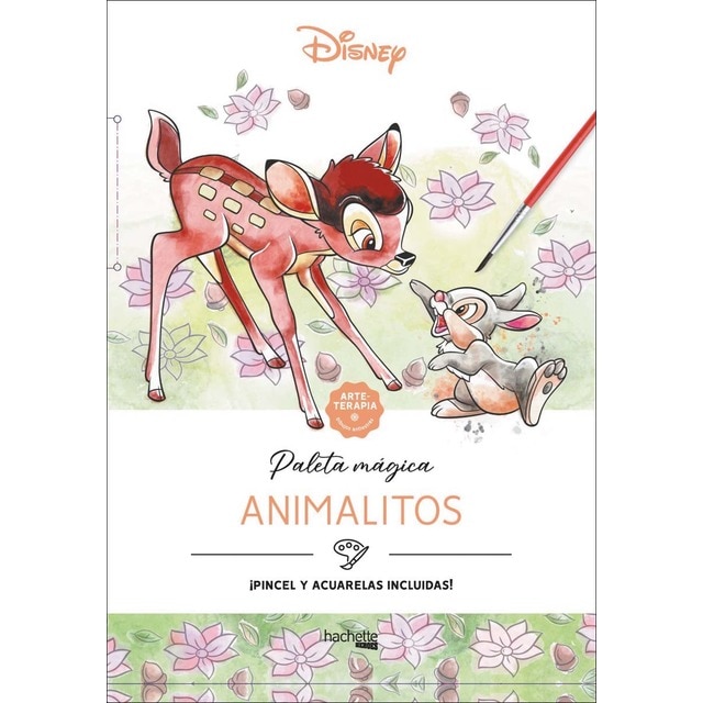 Arteterapia. Paleta mágica. Animalitos disney