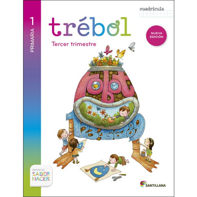 Globalizado trebol cuadricula 1 primaria saber hacer (Tapa blanda)