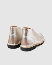 clarks boots womens silver