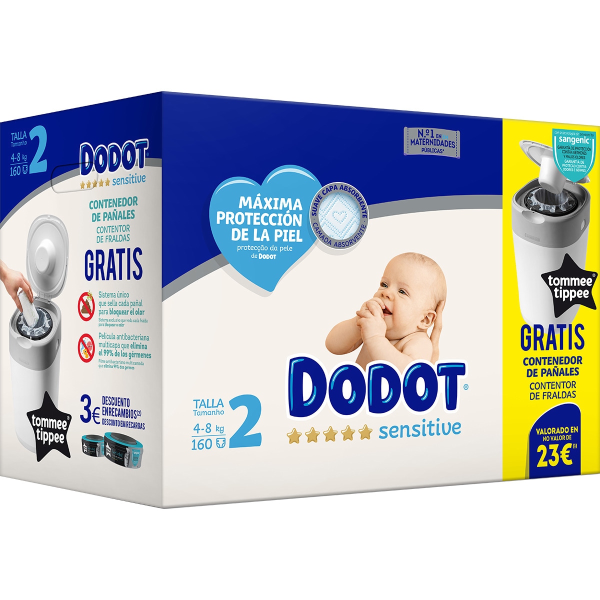 pañales dodot hipercor talla 2